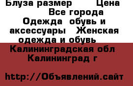 Блуза размер S/M › Цена ­ 800 - Все города Одежда, обувь и аксессуары » Женская одежда и обувь   . Калининградская обл.,Калининград г.